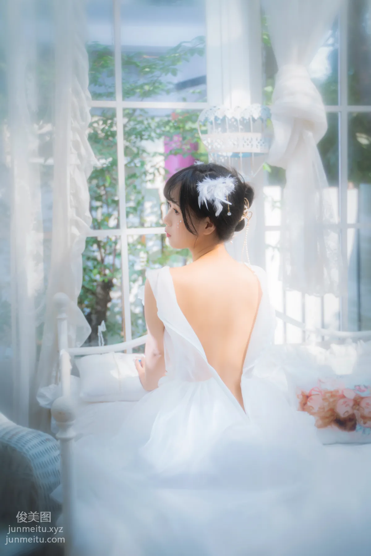 [YiTuYu] 2022.05.28 Pure White Bride Mengyaer o0 photo 33