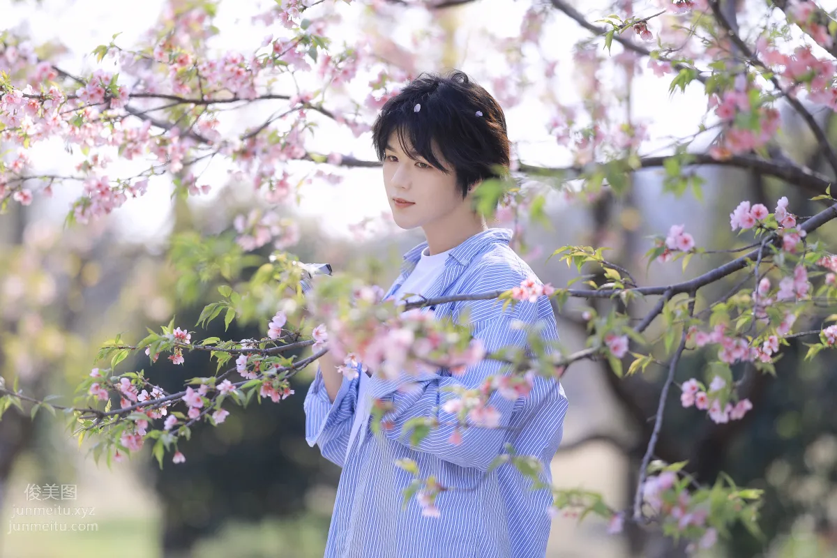 [YiTuYu] 2022.05.29 Cherry Blossom Boy Liyuxuan Yashon photo 13