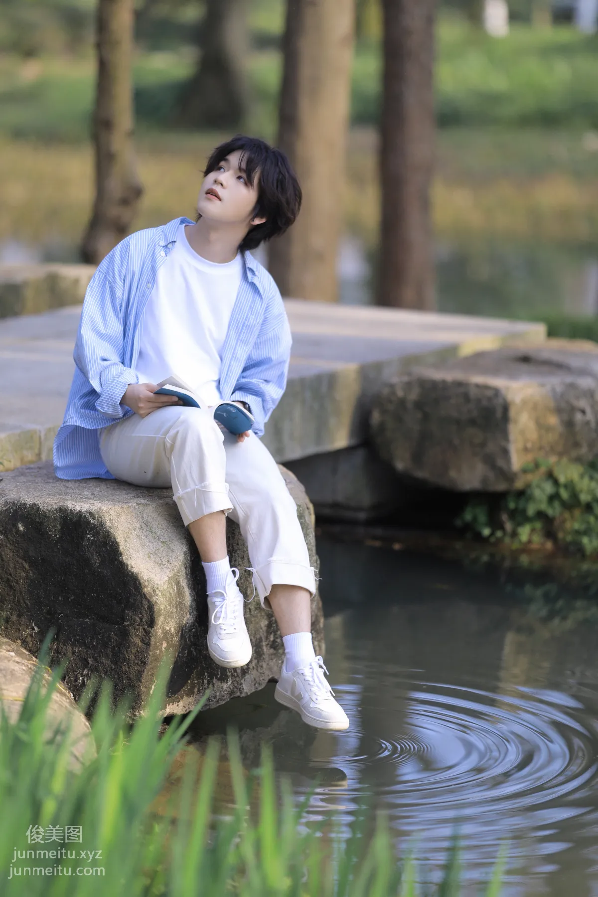 [YiTuYu] 2022.05.29 Cherry Blossom Boy Liyuxuan Yashon photo 15
