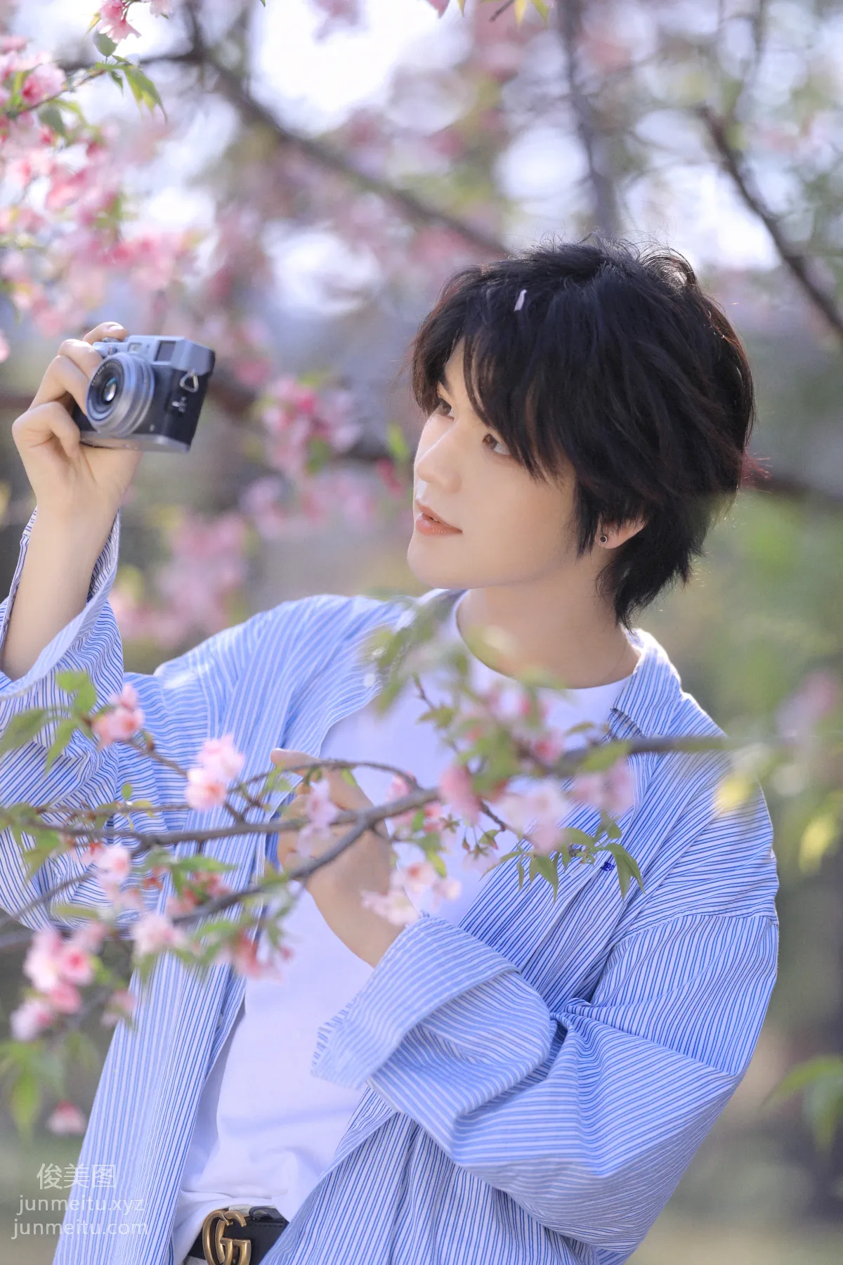 [YiTuYu] 2022.05.29 Cherry Blossom Boy Liyuxuan Yashon photo 22