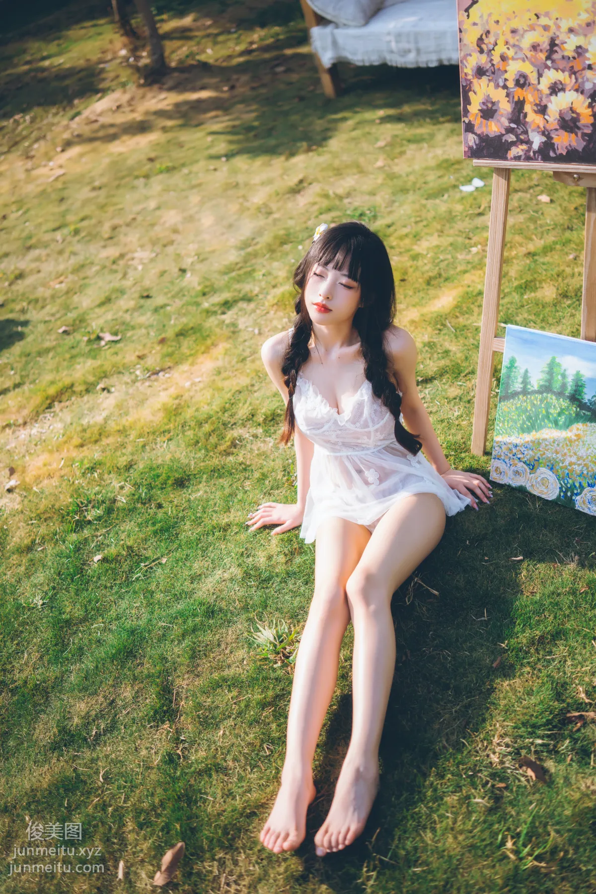 [YiTuYu] 2022.06.01 Pastoral Fresh Style Qingshui Younai photo 3