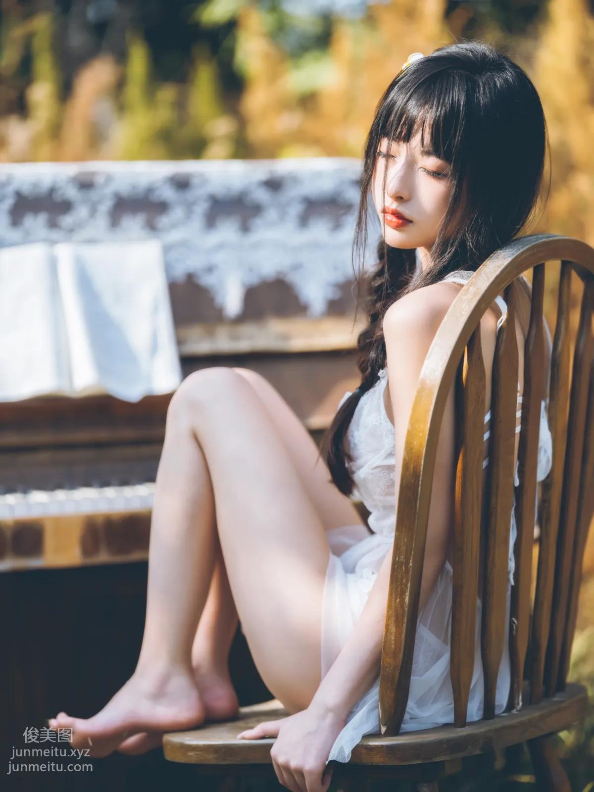 [YiTuYu] 2022.06.01 Pastoral Fresh Style Qingshui Younai photo 8