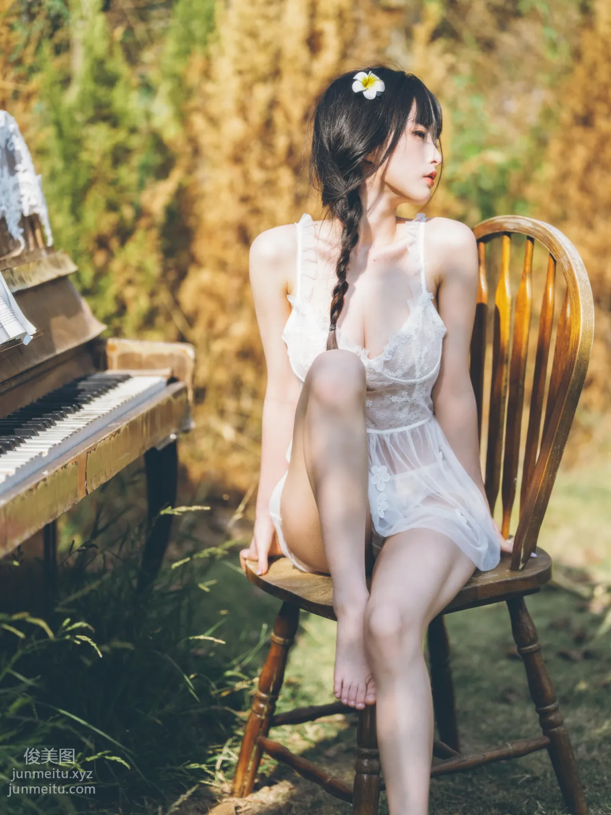 [YiTuYu] 2022.06.01 Pastoral Fresh Style Qingshui Younai photo 9