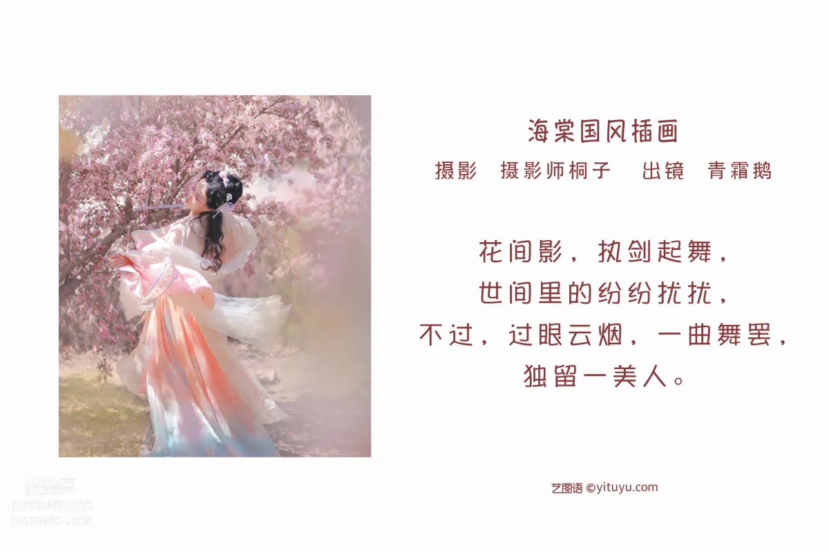 [YiTuYu] 2022.06.07 Begonia Chinese-Style Illustration, Qing Shuange photo 2