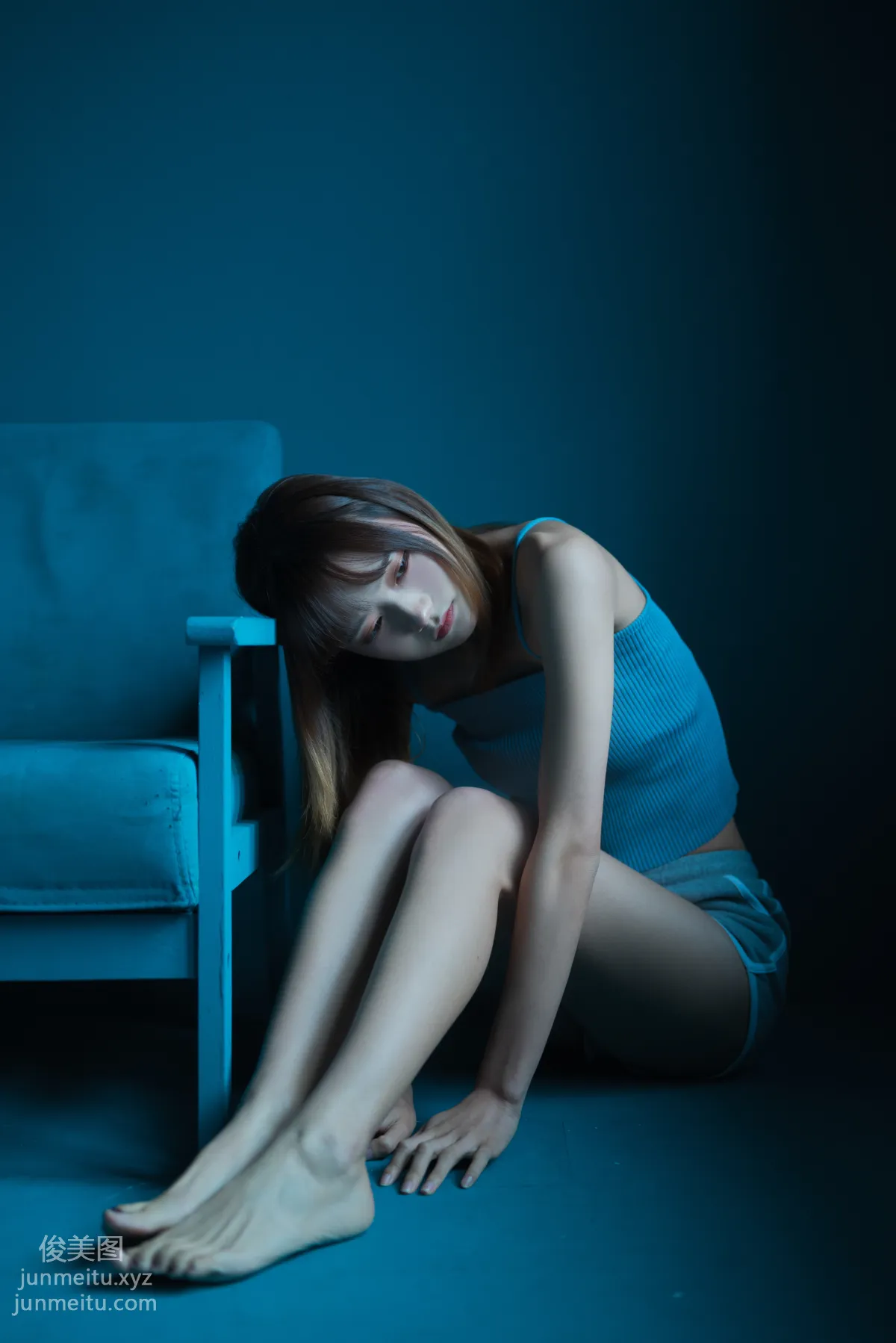 [YiTuYu] 2022.06.08 Depressed Blue Room, Tuzi Zzz Buchi Huluo Bo photo 18