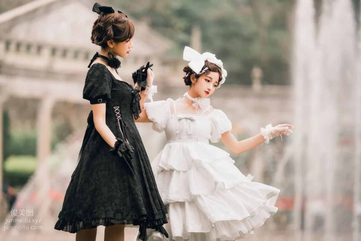 [YiTuYu] 2022.06.08 Black and White Twins, Guanguan Zhizhu w photo 7