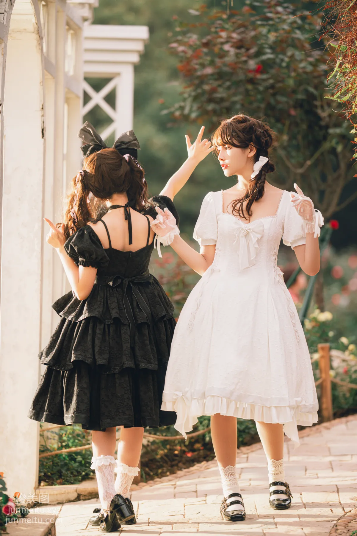 [YiTuYu] 2022.06.08 Black and White Twins, Guanguan Zhizhu w photo 14