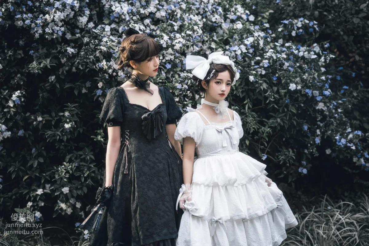 [YiTuYu] 2022.06.08 Black and White Twins, Guanguan Zhizhu w photo 16