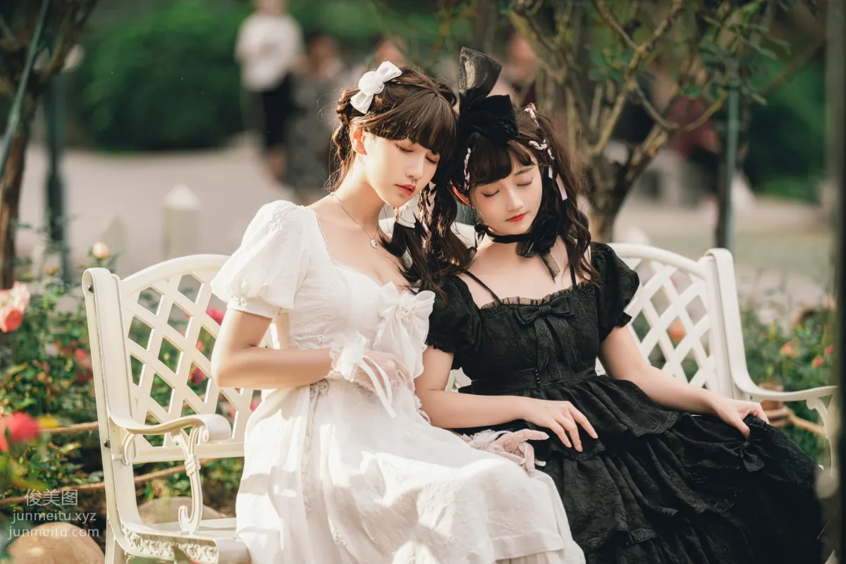 [YiTuYu] 2022.06.08 Black and White Twins, Guanguan Zhizhu w photo 22