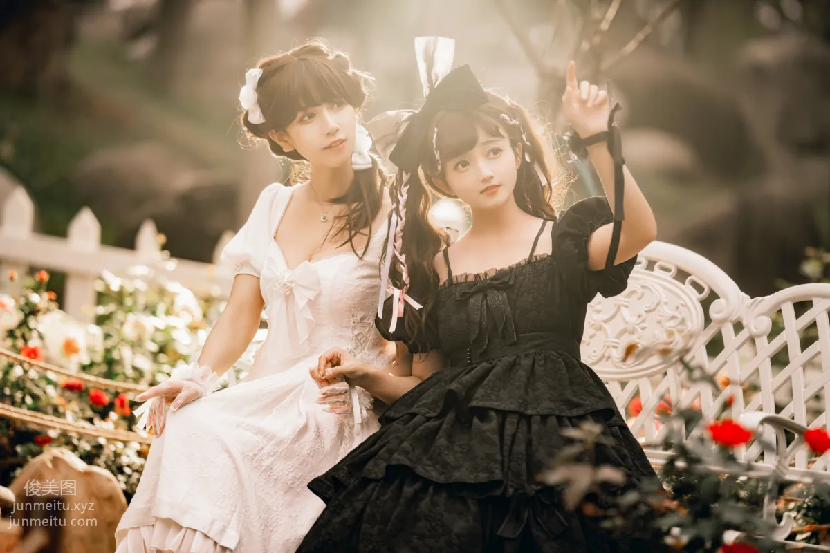 [YiTuYu] 2022.06.08 Black and White Twins, Guanguan Zhizhu w photo 24