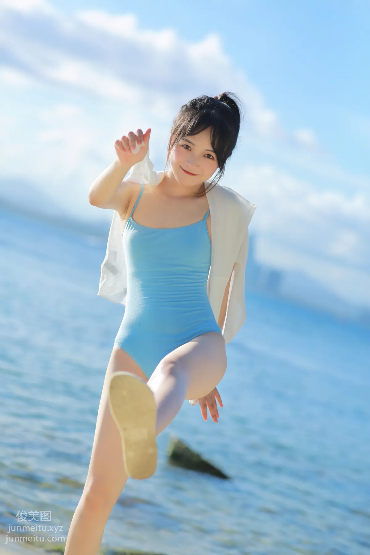 [YiTuYu] 2022.06.09 The Sea Is Blue Sky You Can Touch, Tianjiu Bahao photo 14