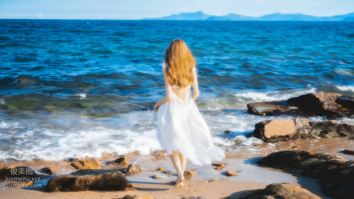 [YiTuYu] 2022.06.16 She Turns and Walks Toward the Sea Xiaoxiaozhi w photo 3