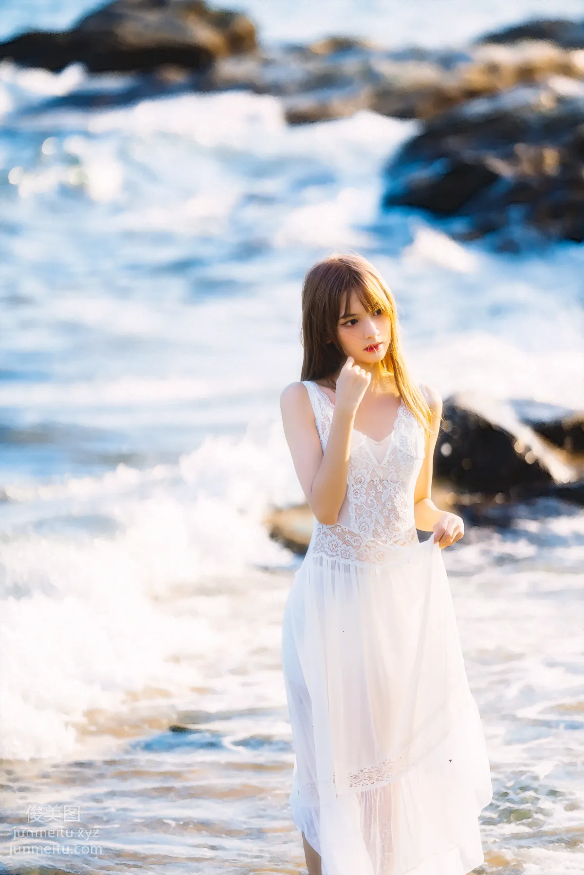 [YiTuYu] 2022.06.16 She Turns and Walks Toward the Sea Xiaoxiaozhi w photo 8