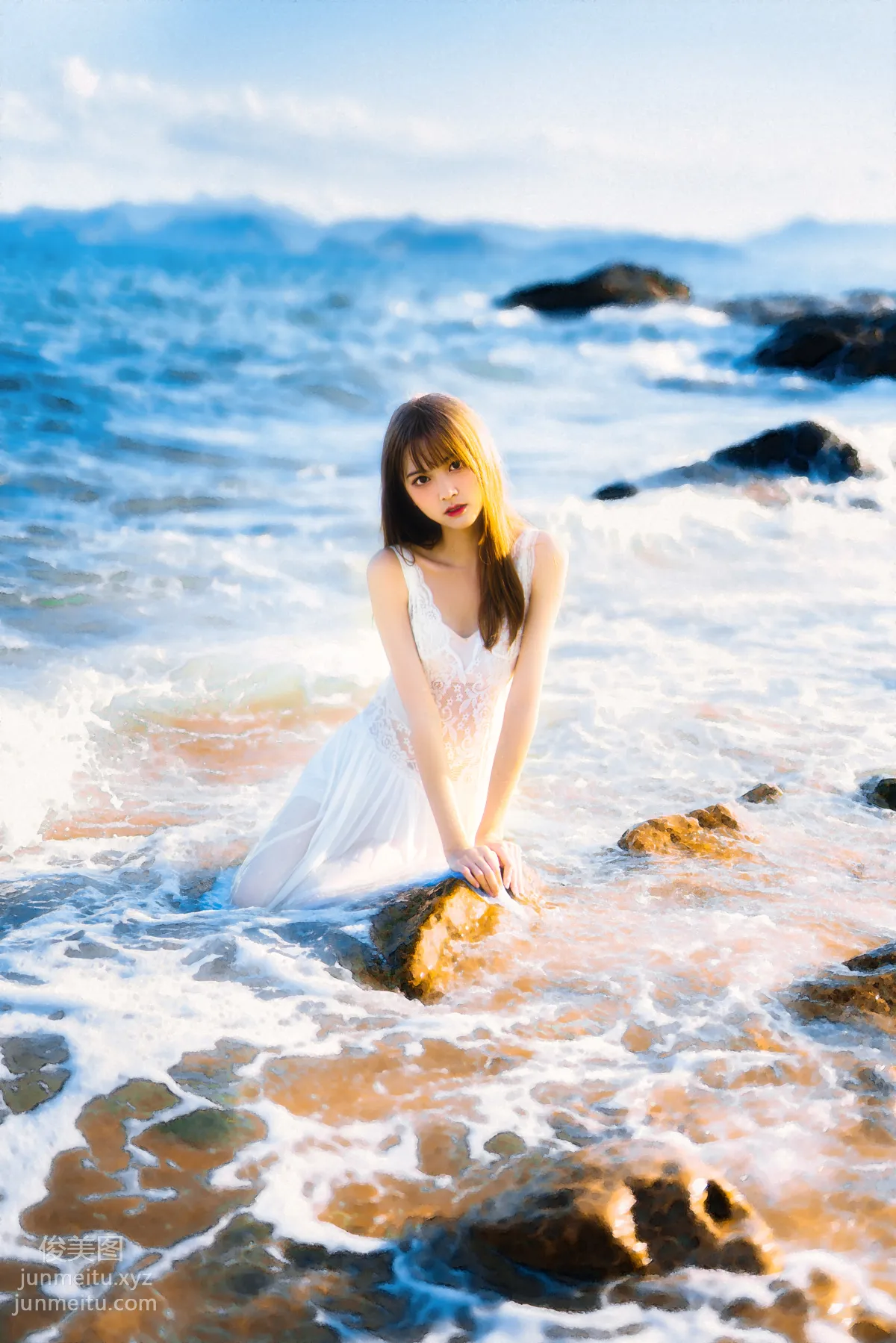 [YiTuYu] 2022.06.16 She Turns and Walks Toward the Sea Xiaoxiaozhi w photo 15