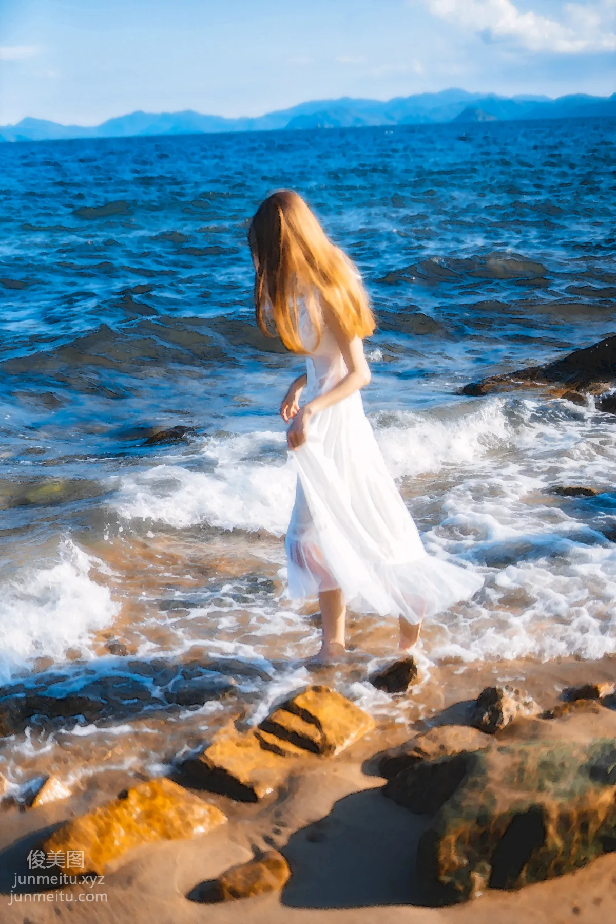 [YiTuYu] 2022.06.16 She Turns and Walks Toward the Sea Xiaoxiaozhi w photo 25
