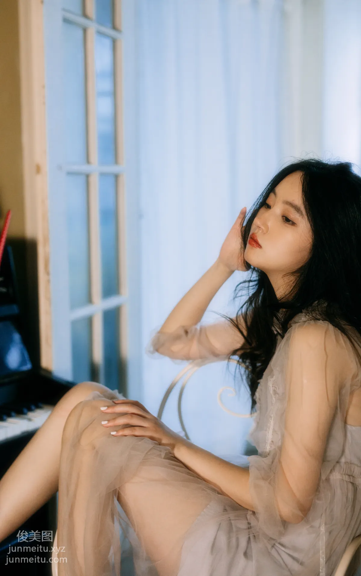 [YiTuYu] 2022.06.22 Purple Gauze Youling Huzi photo 12