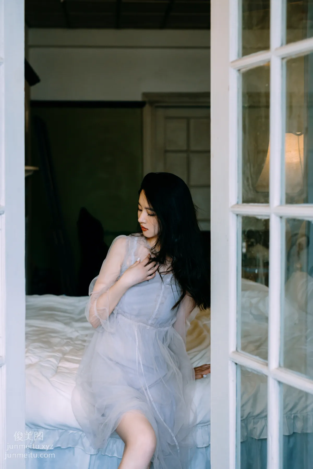 [YiTuYu] 2022.06.22 Purple Gauze Youling Huzi photo 14