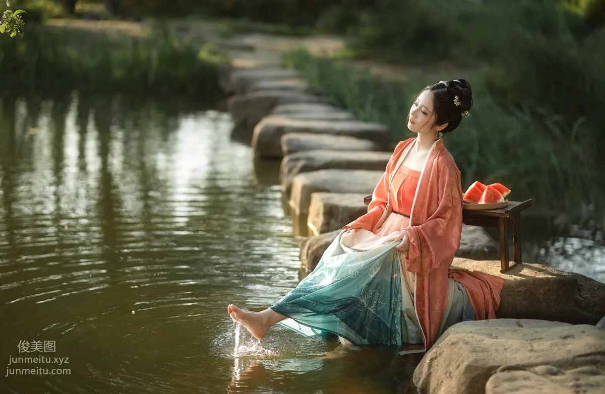 [YiTuYu] 2022.06.24 Cool Summer Xiaowen Nuanxiang Yaoge Datai Yang photo 5