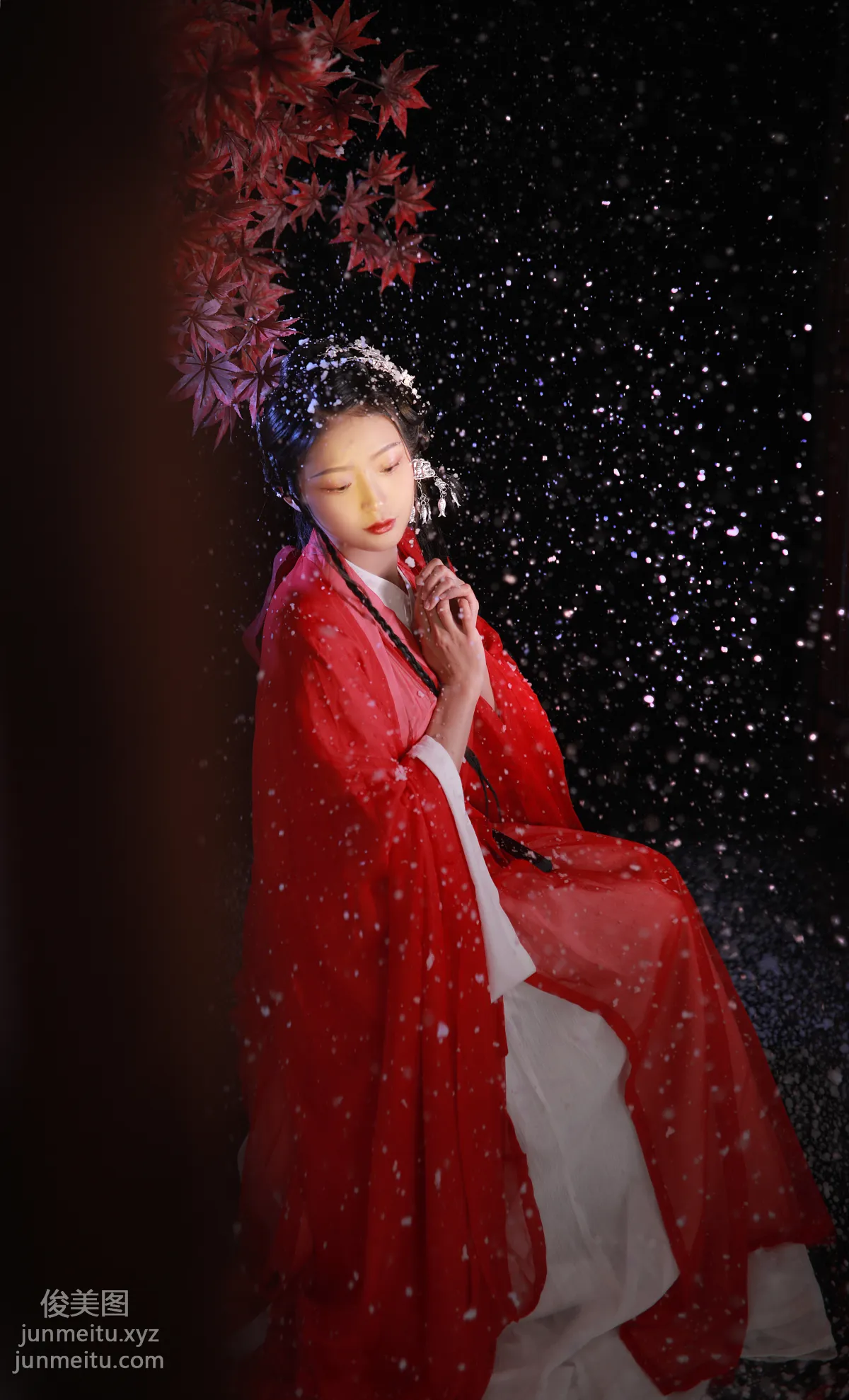 [YiTuYu] 2022.06.28 Deep Night Knows Heavy Snow nya Jiangde Lingdang Dang photo 9
