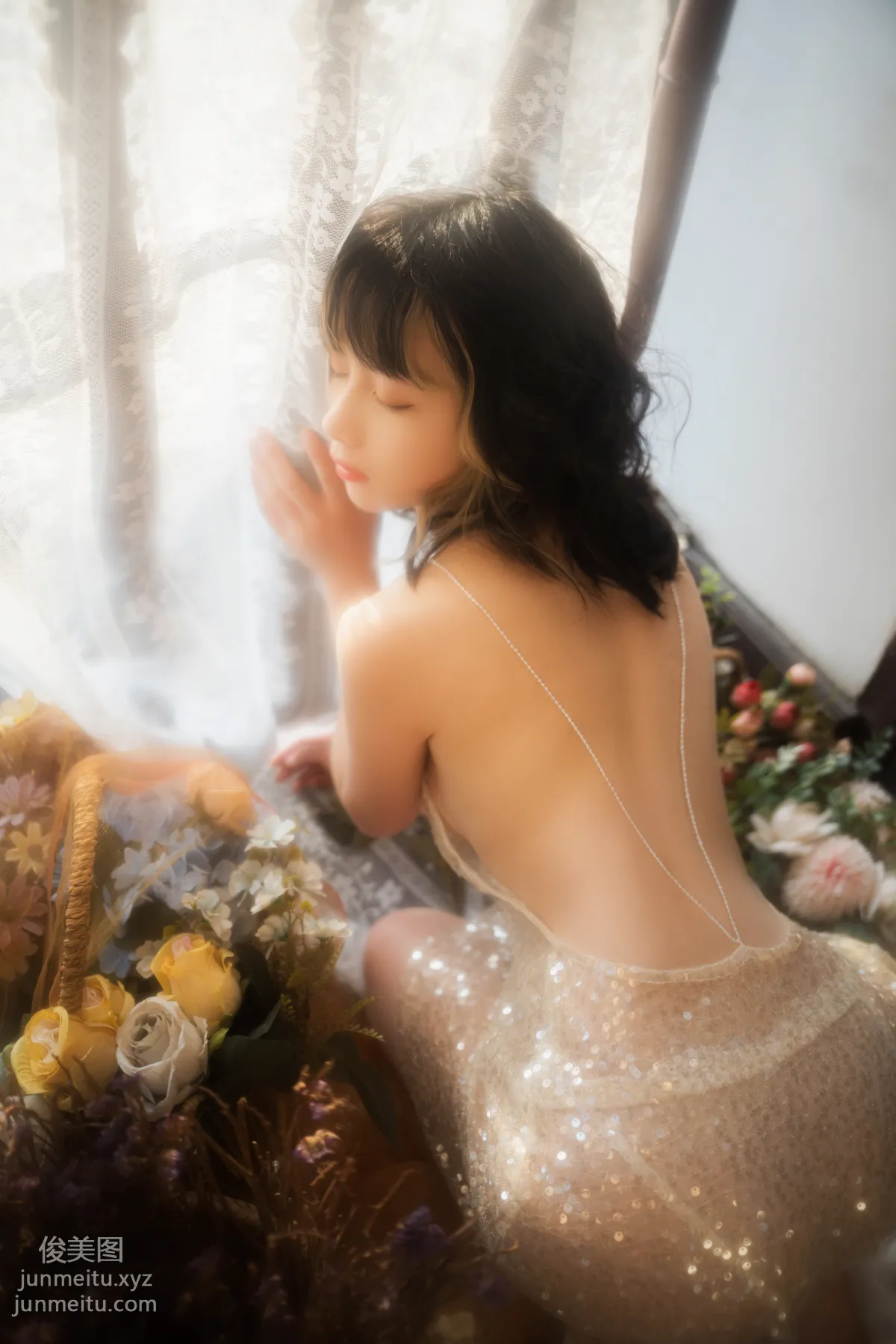 [YiTuYu] 2022.07.03 Sunset Outside the Window Qingqing Qinjiu photo 8