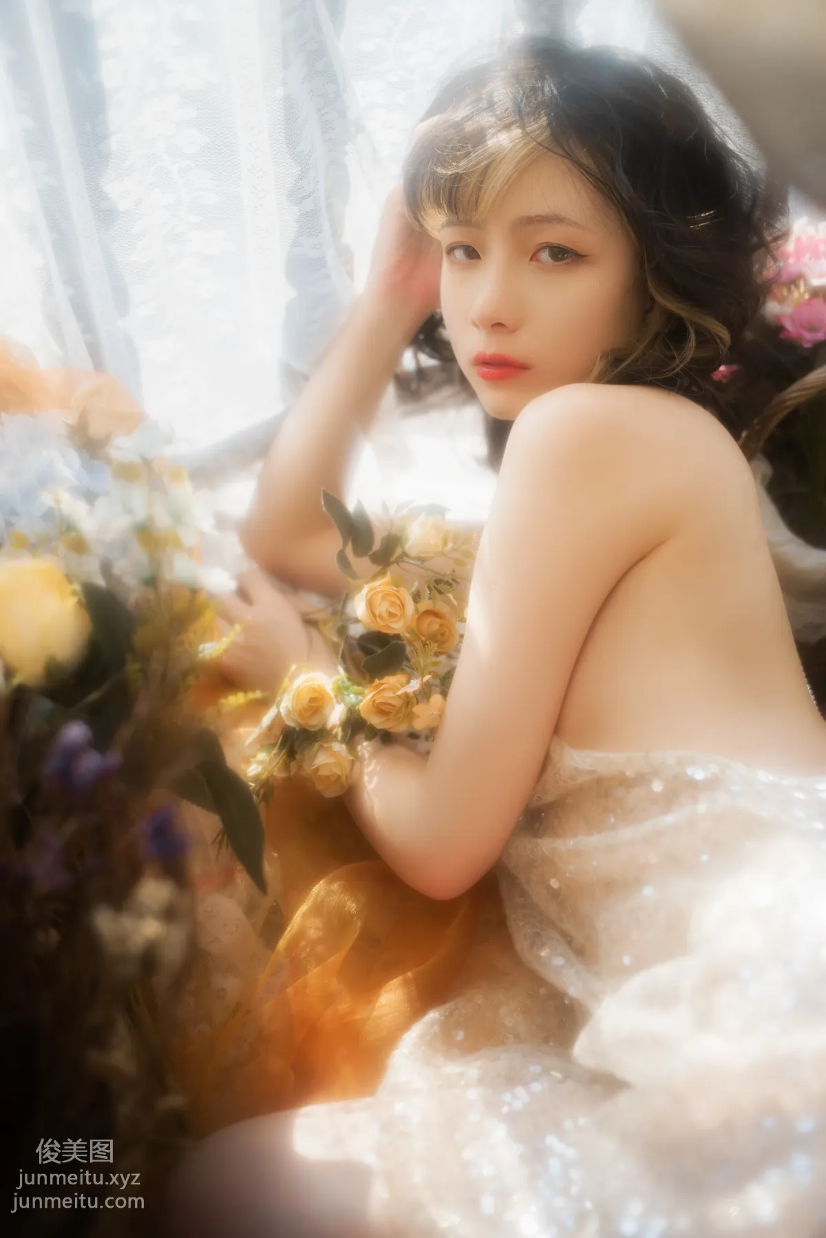 [YiTuYu] 2022.07.03 Sunset Outside the Window Qingqing Qinjiu photo 18