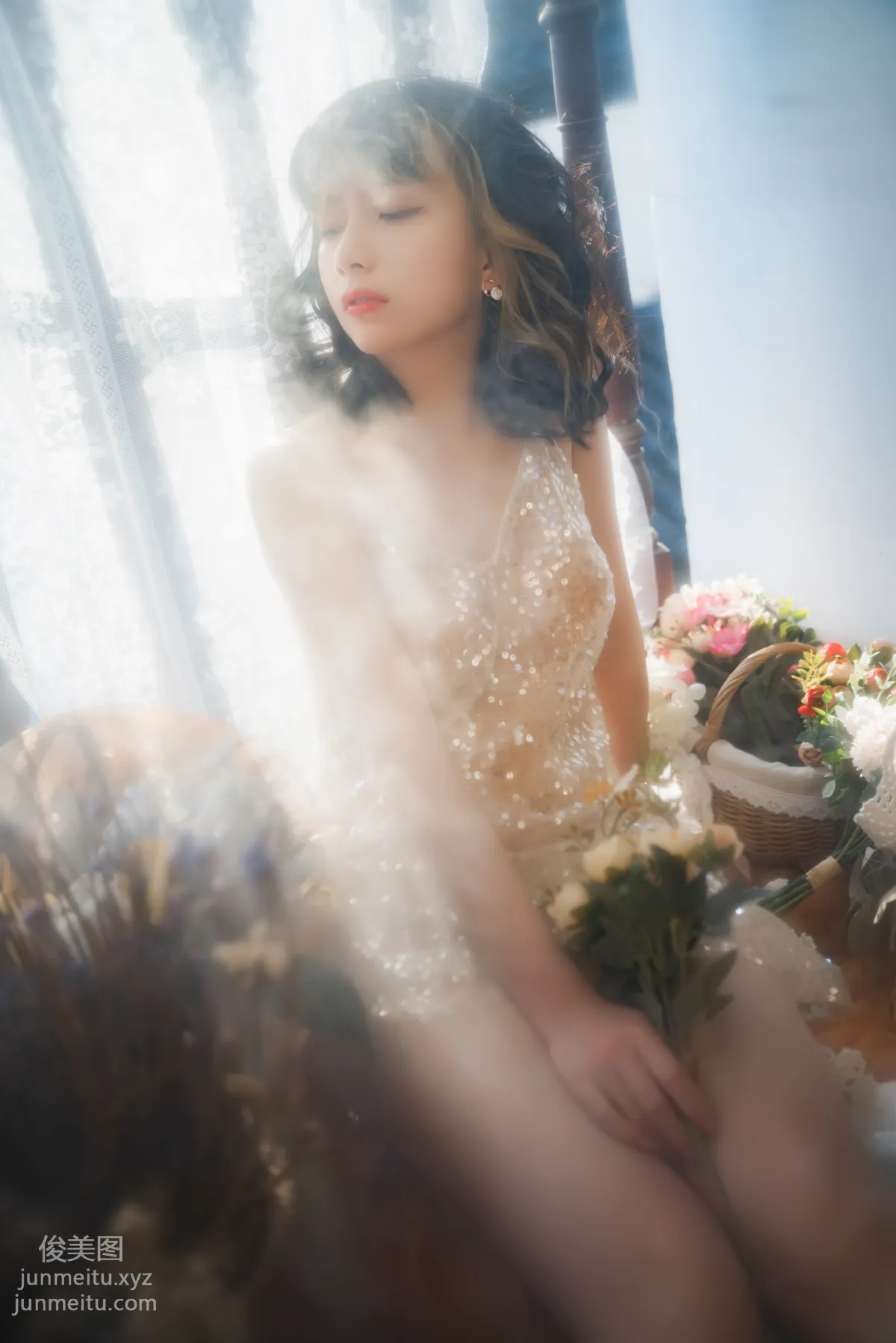 [YiTuYu] 2022.07.03 Sunset Outside the Window Qingqing Qinjiu photo 22