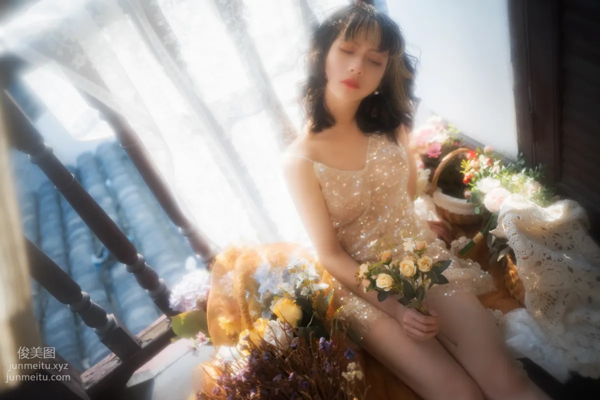 [YiTuYu] 2022.07.03 Sunset Outside the Window Qingqing Qinjiu photo 23