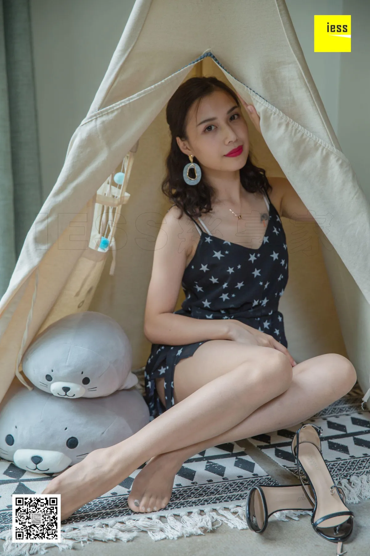 [IESS] 2018.10.12 Silk Enjoyer 336: Hot Mom's Retro Star Dress Hot Mom (Junjun) [92P] photo 58