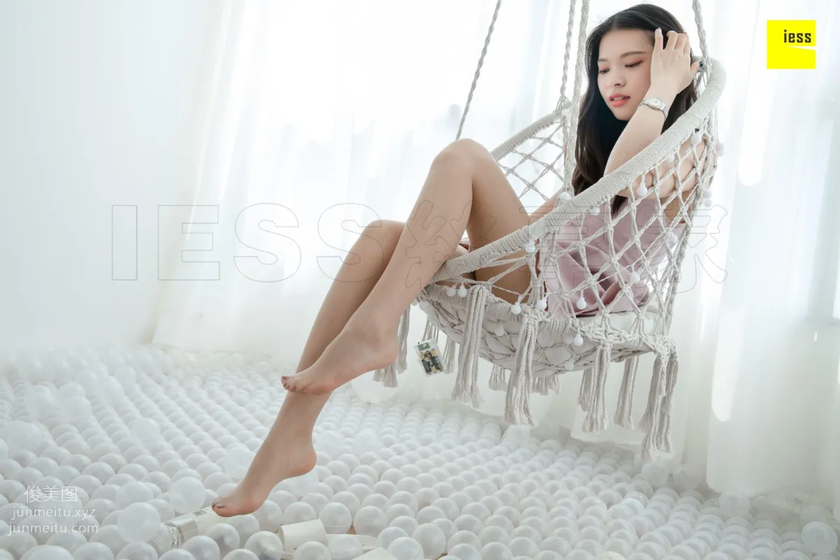 [IESS] 2018.10.31 Silk Enjoyer 349: Red Bow Flat Shoes Qiqi [95P] photo 45