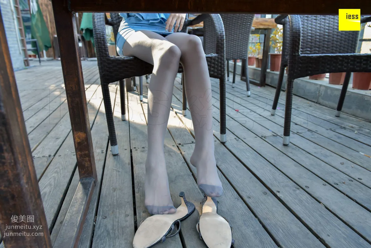 [IESS] 2018.12.05 Silk Enjoyer 374: Qiqi's Reinforced Toe Gray Stockings Qiqi [86P] photo 65