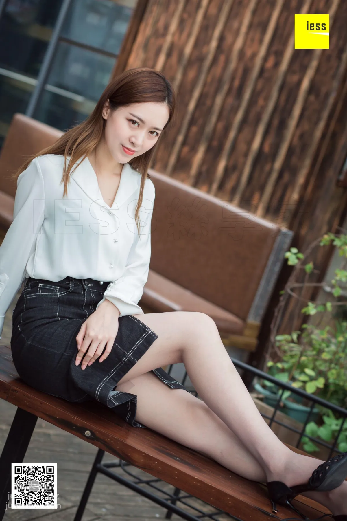 [IESS] 2018.12.17 Silk Enjoyer 382: Zi Zi's Intellectual Gray Stockings Zi Zi [90P] photo 76