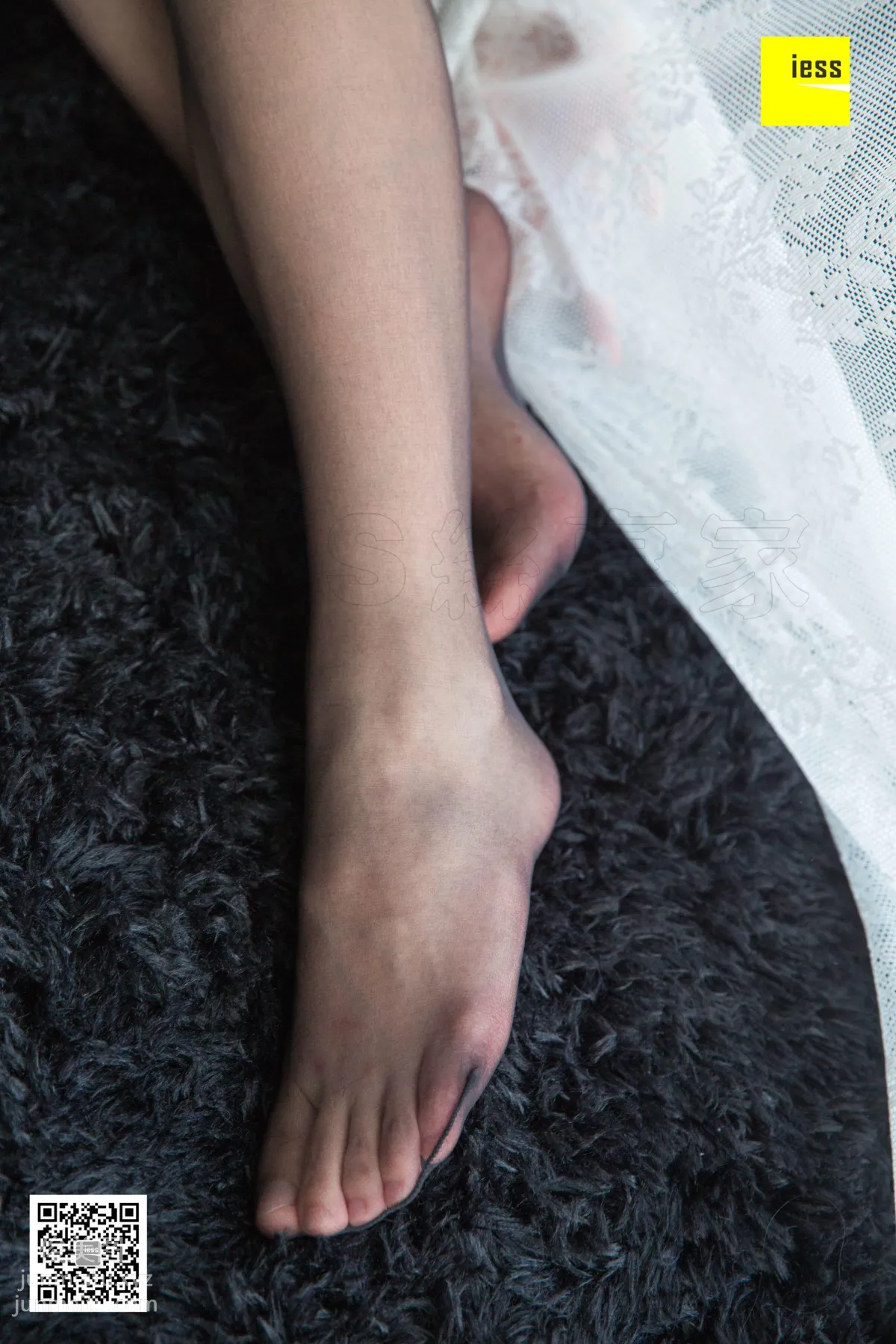 [IESS] 2019.01.04 Silk Enjoyer 395: Sister Qiu's Black Stockings Scrutiny Qiuqiu [95P] photo 43