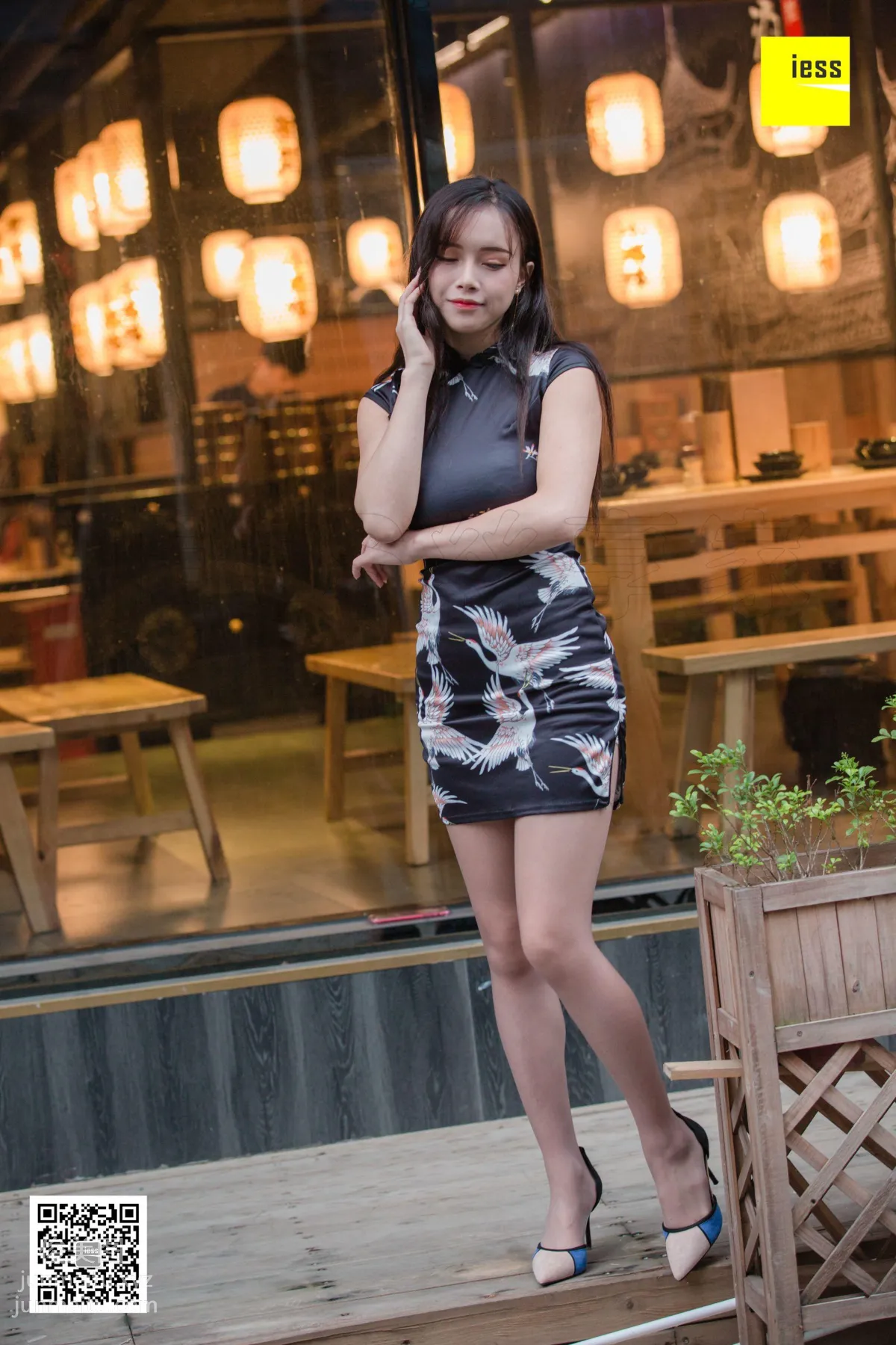[IESS] 2019.01.29 Silk Enjoyer 411: Xiao Yu's Street Snap Qipao Show Xiao Yu [86P] photo 78
