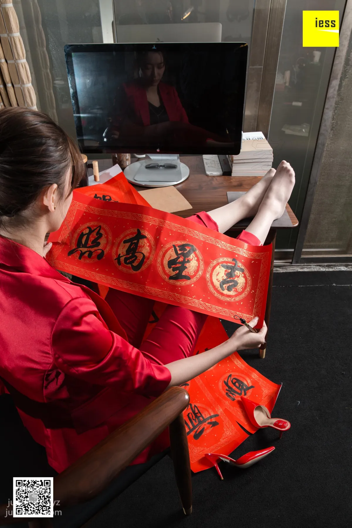 [IESS] 2019.02.06 Silk Enjoyer 415: Qiuqiu Congratulates the New Spring Qiuqiu [88P] photo 69