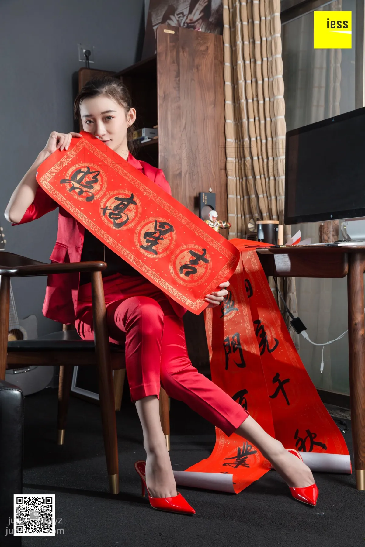 [IESS] 2019.02.06 Silk Enjoyer 415: Qiuqiu Congratulates the New Spring Qiuqiu [88P] photo 84