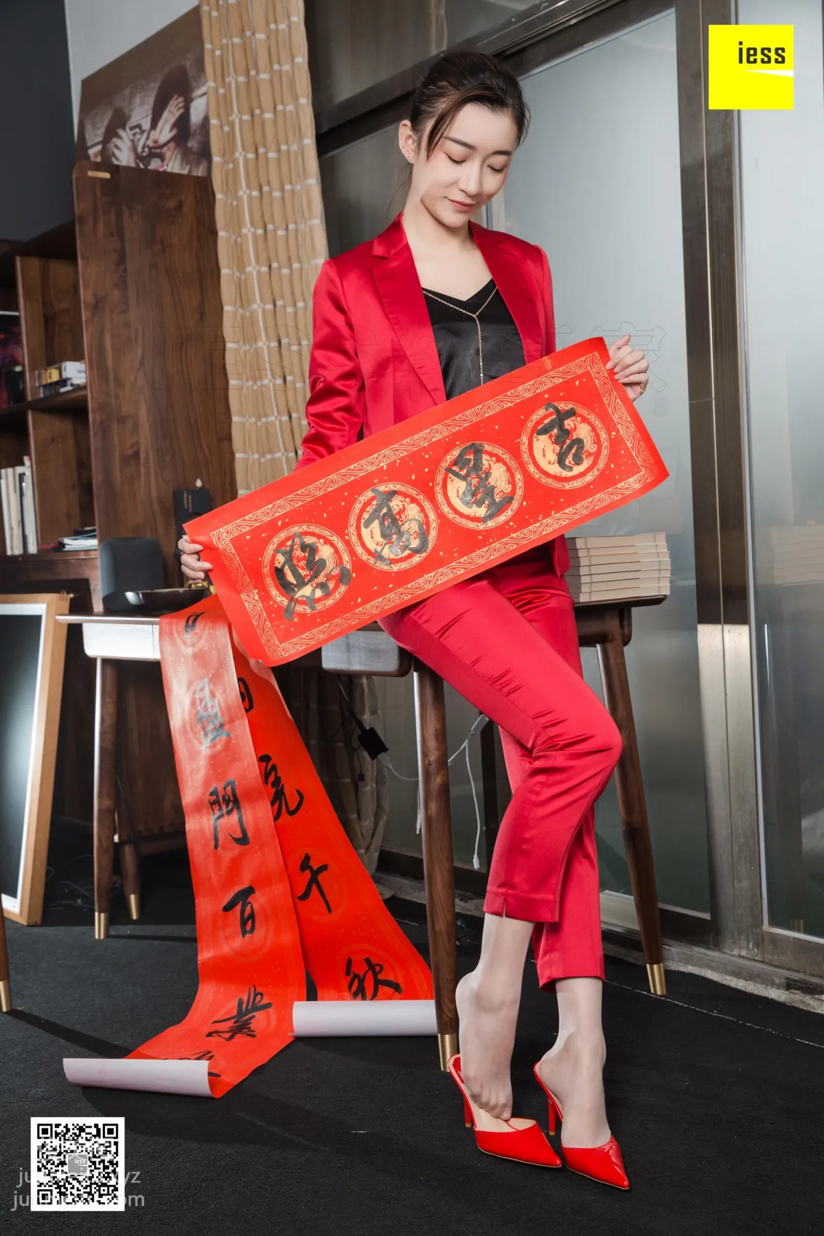 [IESS] 2019.02.06 Silk Enjoyer 415: Qiuqiu Congratulates the New Spring Qiuqiu [88P] photo 85