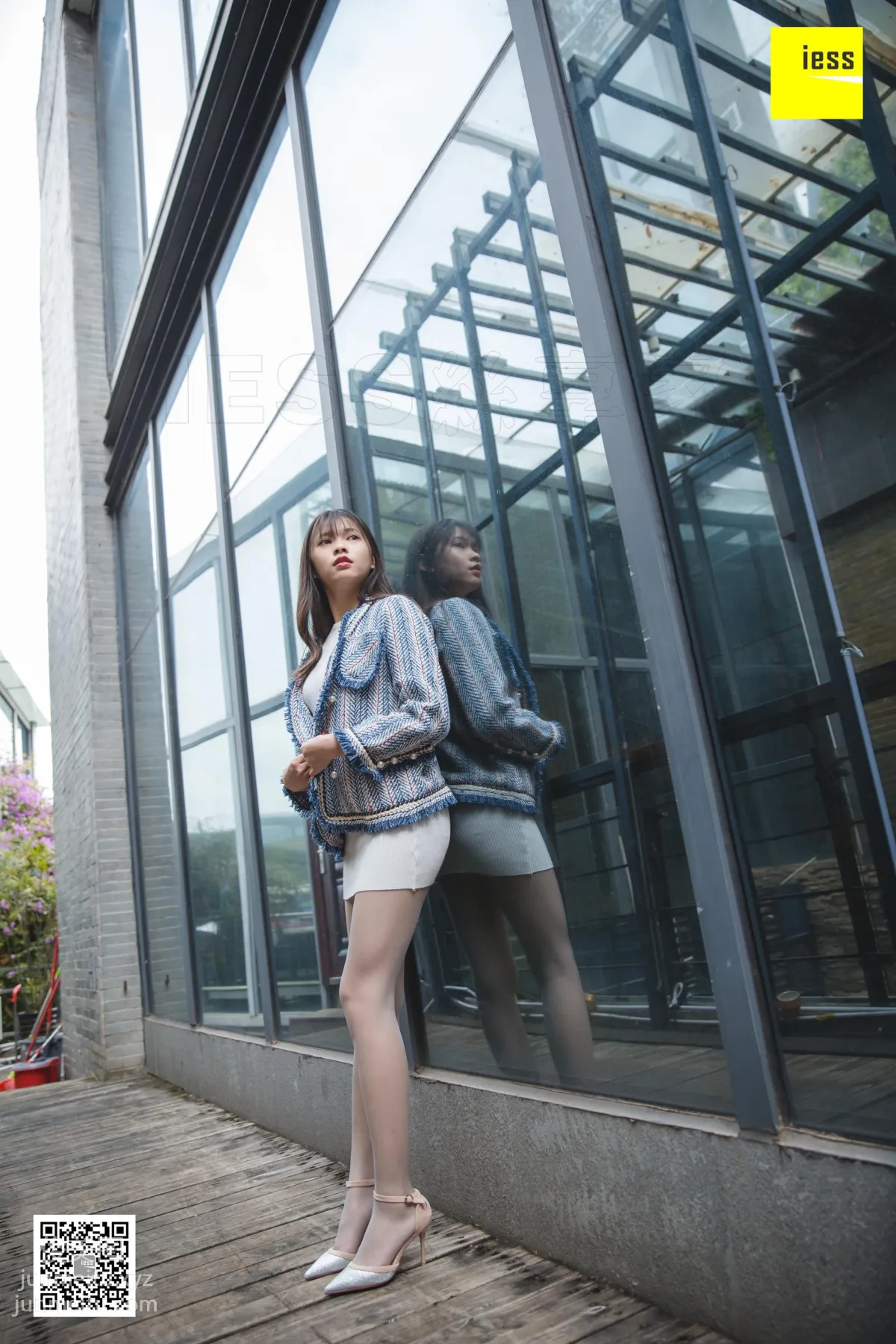 [IESS] 2019.03.05 Silk Enjoyer 435: Qiqi Little Chanel Style Street Snap Qiqi [90P] photo 12