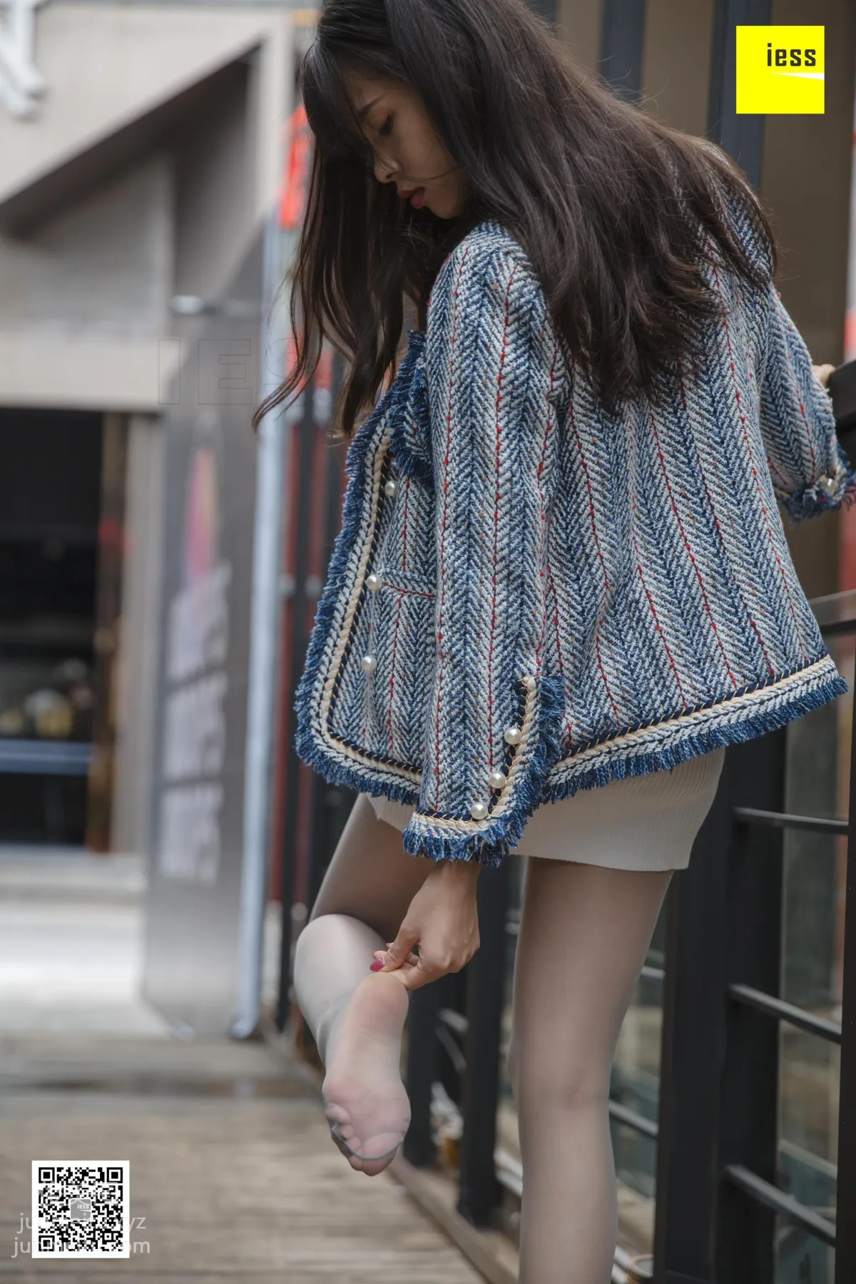 [IESS] 2019.03.05 Silk Enjoyer 435: Qiqi Little Chanel Style Street Snap Qiqi [90P] photo 57
