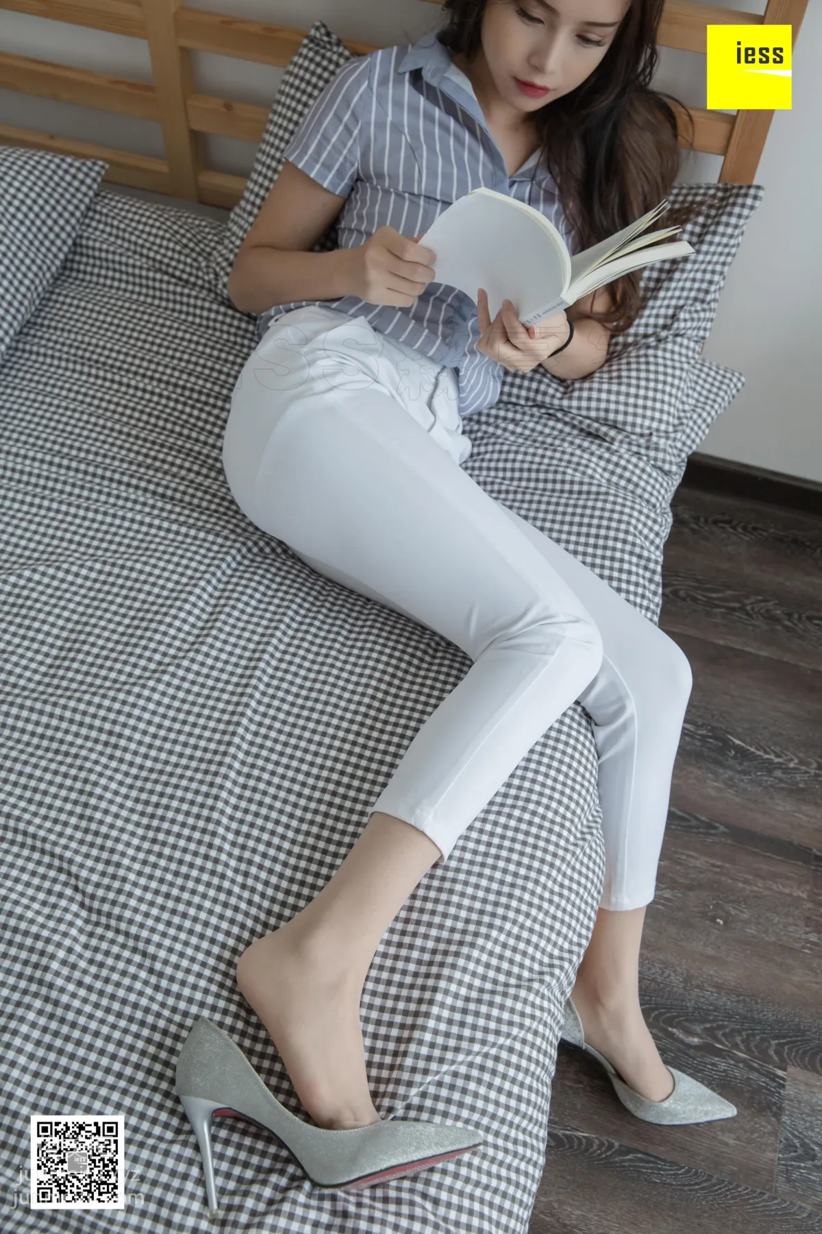 [IESS] 2019.03.11 Si Xiang Jia 438: Xiao Yu's OL White Trousers, Xiao Yu [95P] photo 35
