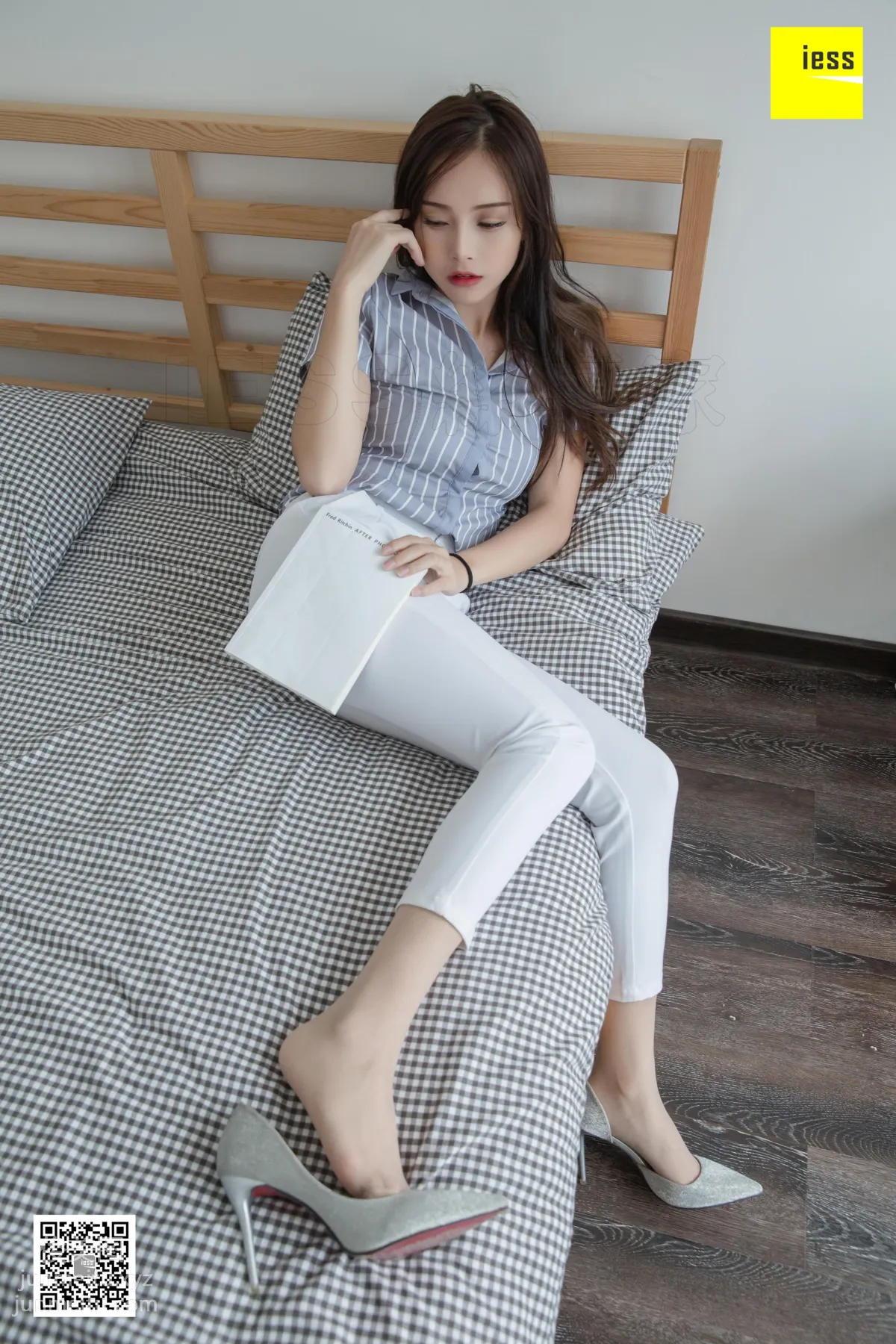 [IESS] 2019.03.11 Si Xiang Jia 438: Xiao Yu's OL White Trousers, Xiao Yu [95P] photo 38