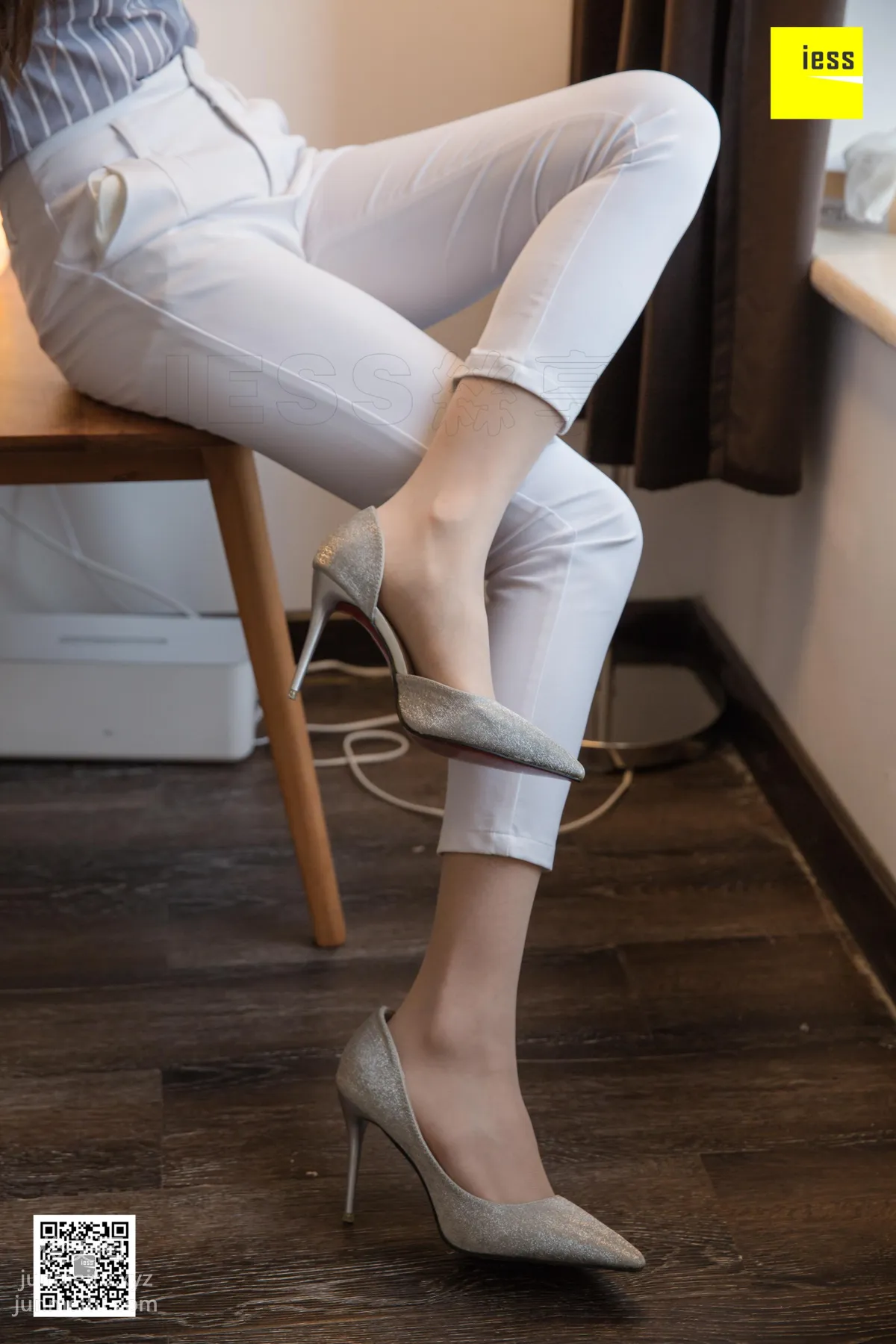 [IESS] 2019.03.11 Si Xiang Jia 438: Xiao Yu's OL White Trousers, Xiao Yu [95P] photo 94