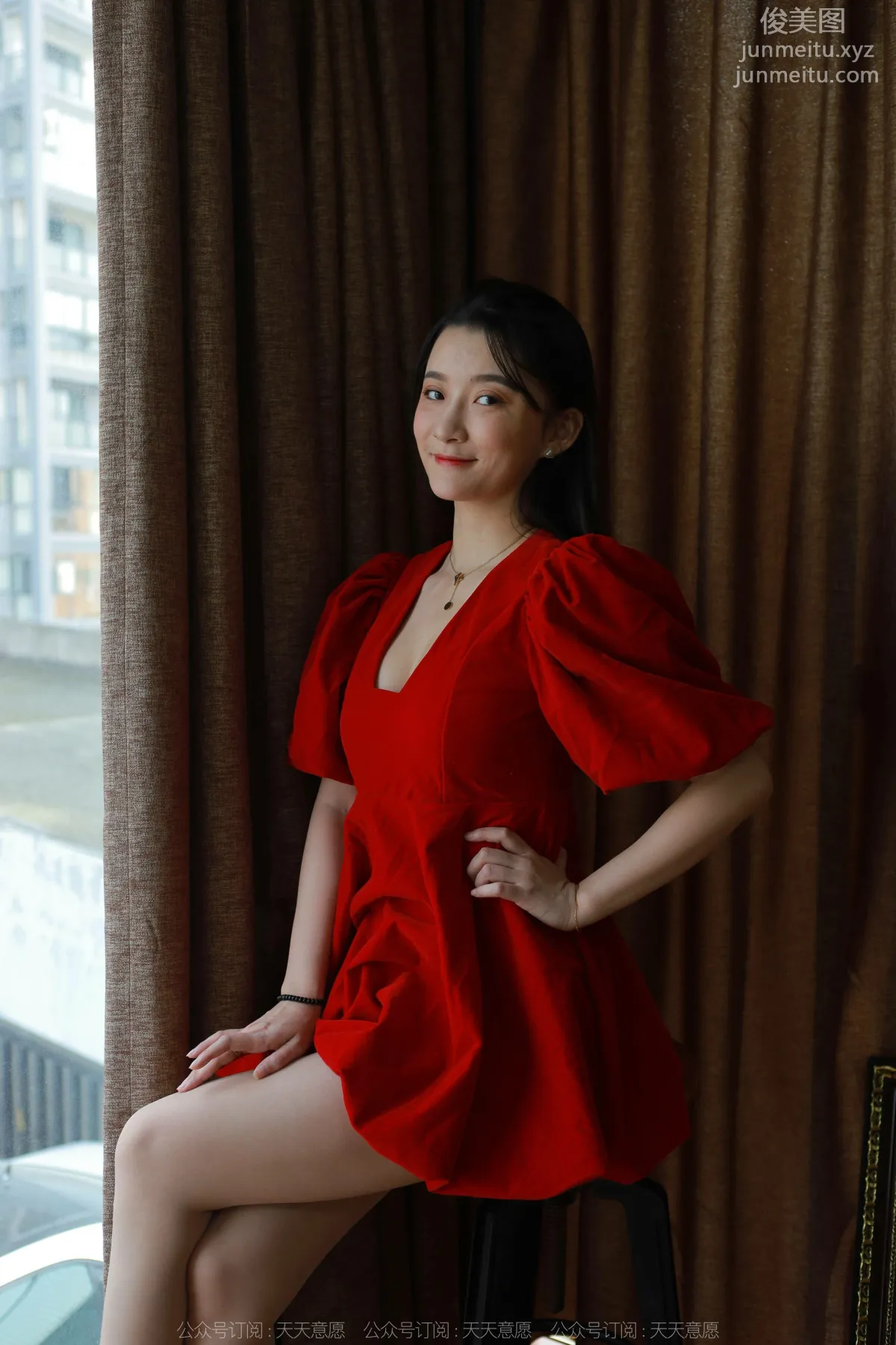 [IESS異思趣向] 2022.02.10 絲享家1001：秋秋《跨年夜性感紅裙》[91P] 23