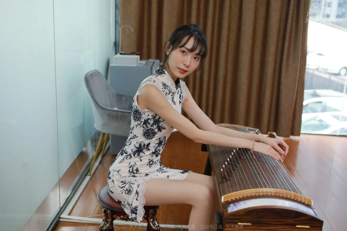 [IESS] 2022.02.20 Silk Enjoyer 1008: Tuan Tuan, Long-Legged Beauty Skilled at the Zither [98P] photo 67