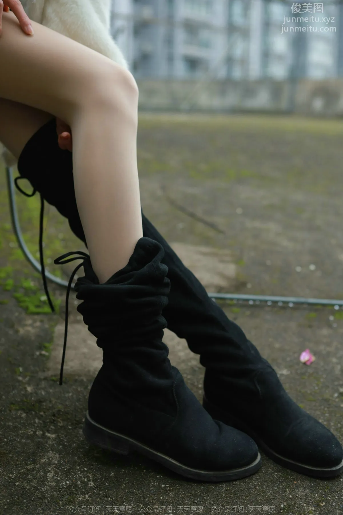 [IESS] 2022.02.28 Silk Enjoyer 1014: Tuan Tuan, Long Boots and Nude Stockings [88P] photo 32