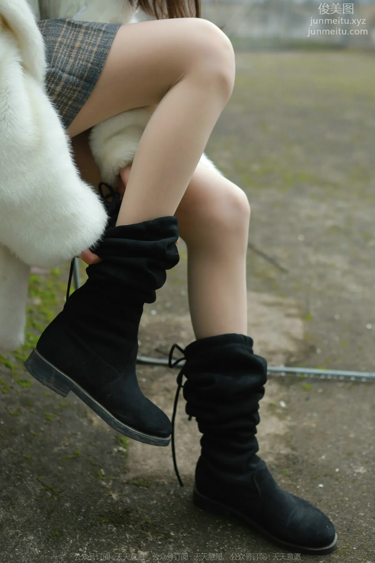 [IESS] 2022.02.28 Silk Enjoyer 1014: Tuan Tuan, Long Boots and Nude Stockings [88P] photo 42