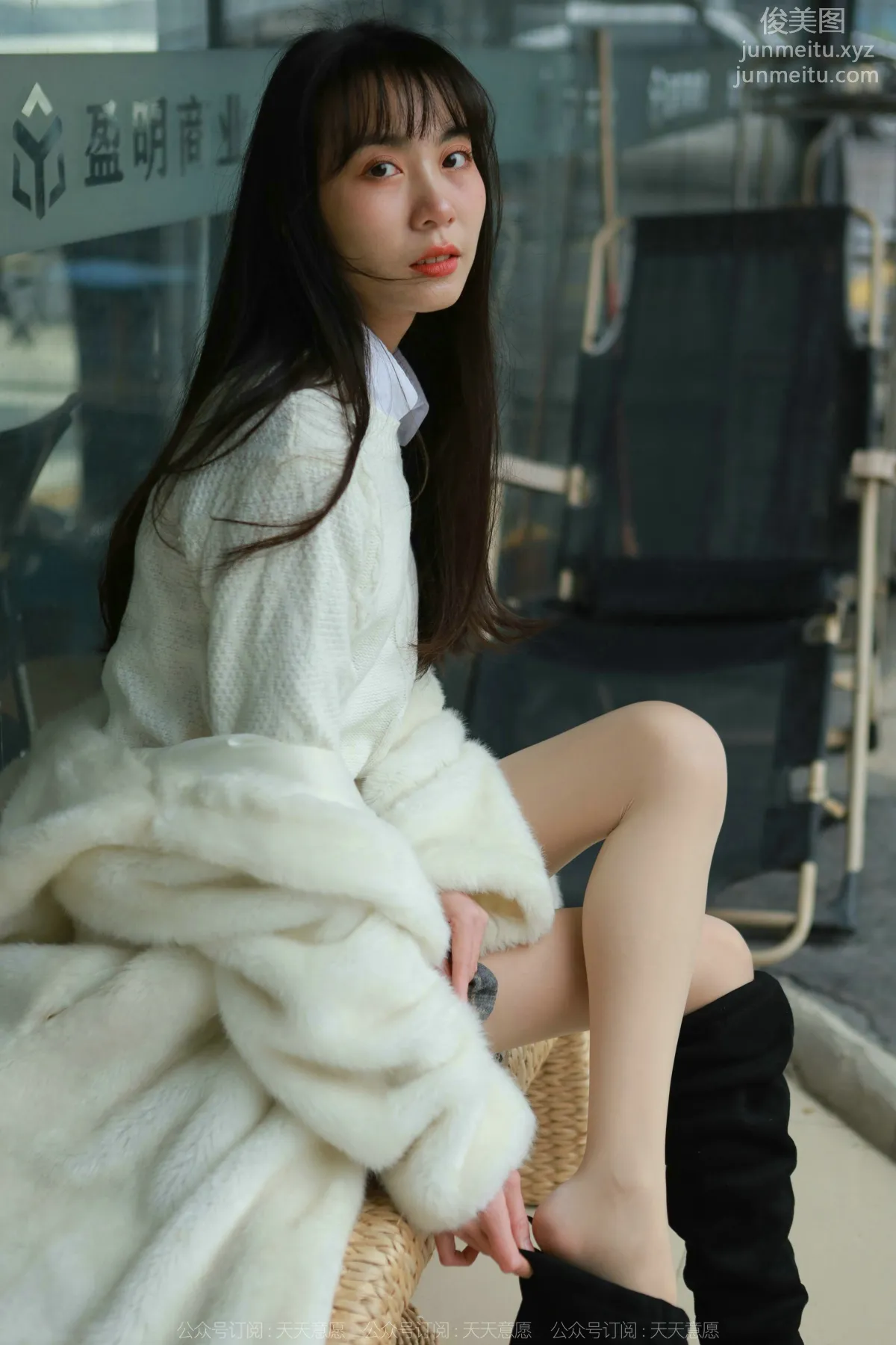[IESS] 2022.02.28 Silk Enjoyer 1014: Tuan Tuan, Long Boots and Nude Stockings [88P] photo 51