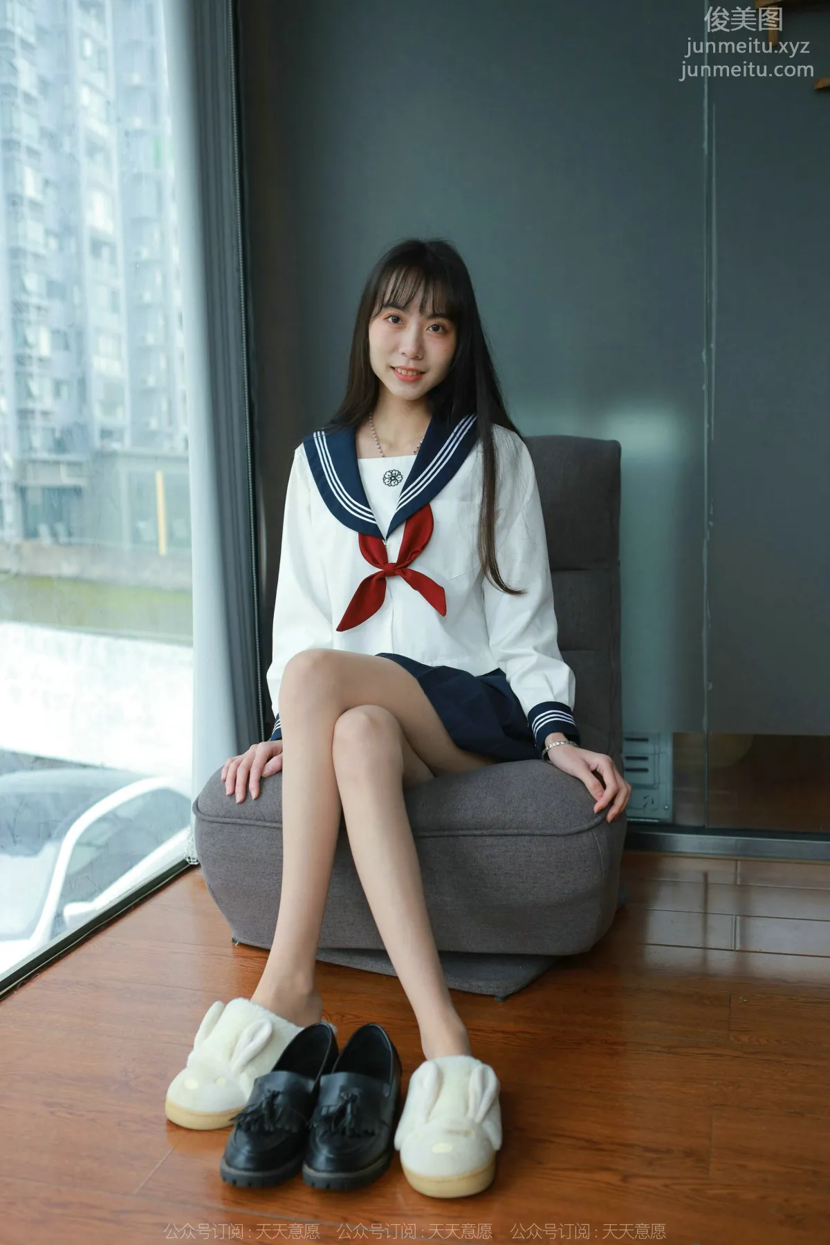 [IESS] 2022.03.03 Silk Enjoyer 1018: Tuan Tuan, Cute JK Outfit [82P] photo 9