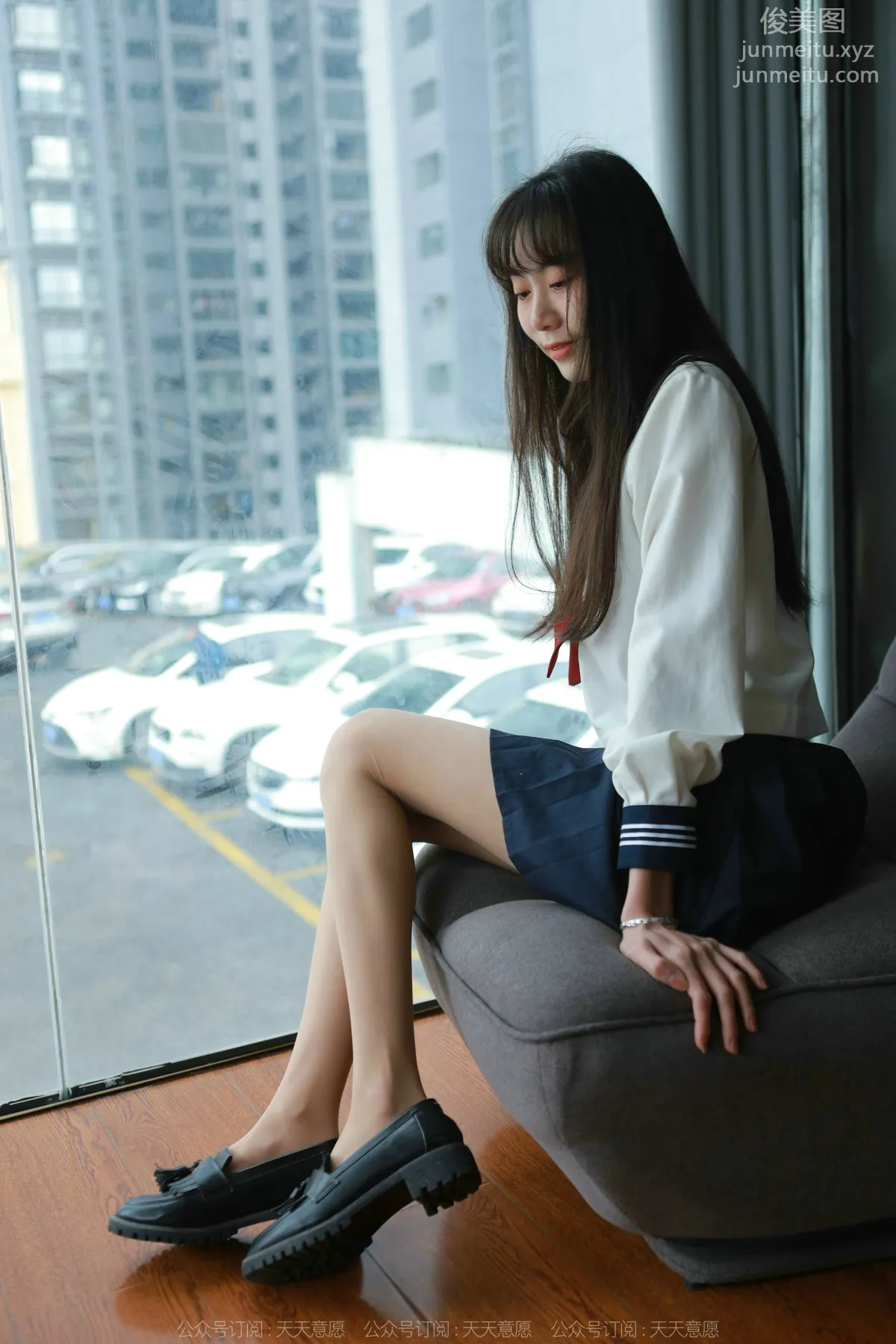 [IESS] 2022.03.03 Silk Enjoyer 1018: Tuan Tuan, Cute JK Outfit [82P] photo 40