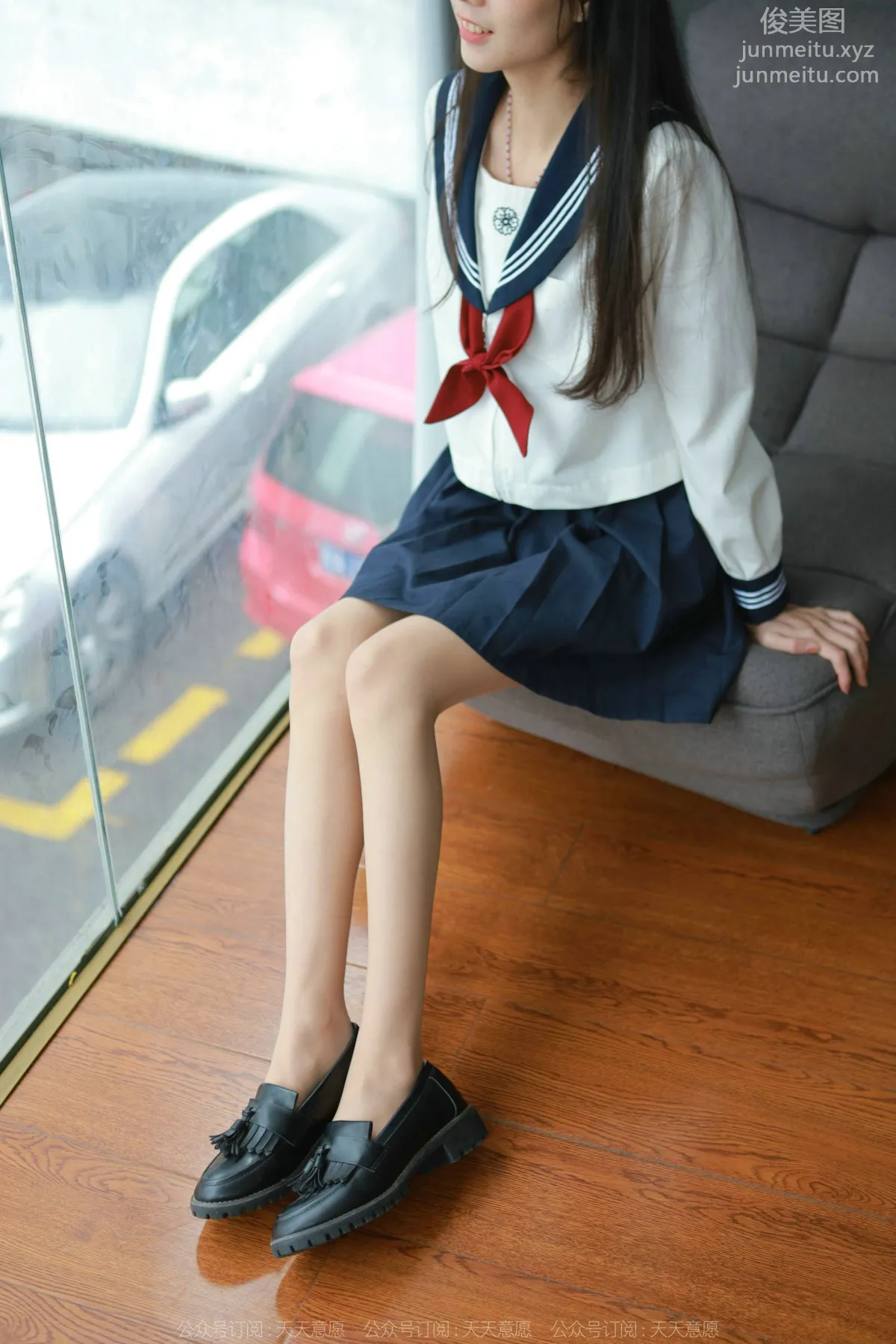 [IESS] 2022.03.03 Silk Enjoyer 1018: Tuan Tuan, Cute JK Outfit [82P] photo 46
