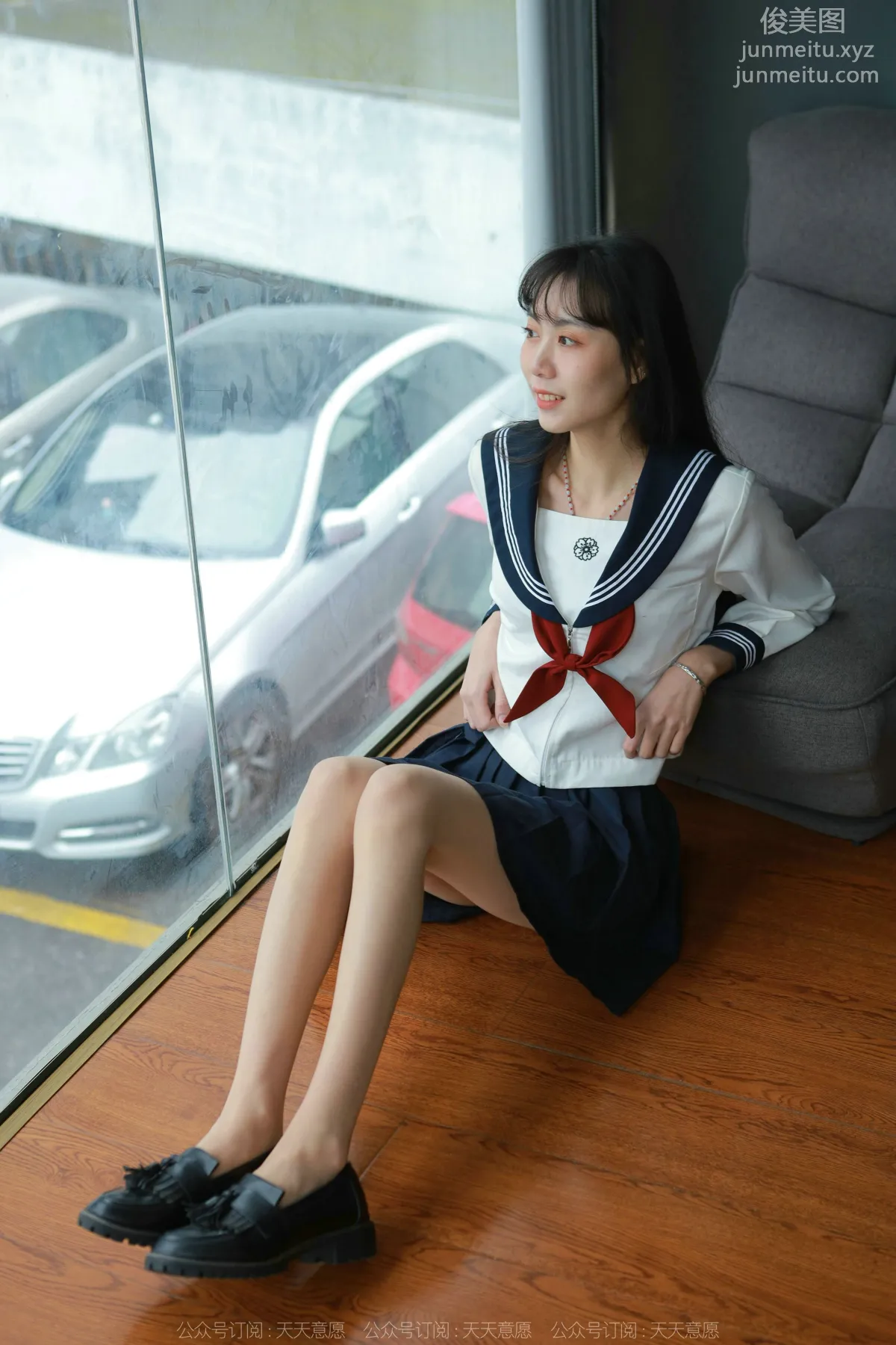 [IESS] 2022.03.03 Silk Enjoyer 1018: Tuan Tuan, Cute JK Outfit [82P] photo 52
